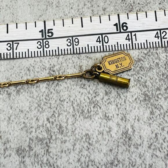 Pididdly Links Brass Swirl Link Necklace 16in. - Picture 8 of 11